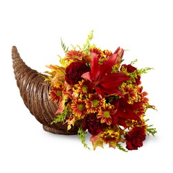 The FTD Fall Harvest Cornucopia by Better Homes and Gardens  from Victor Mathis Florist in Louisville, KY